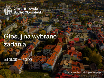 widok Chrzanowa z lotu ptaka