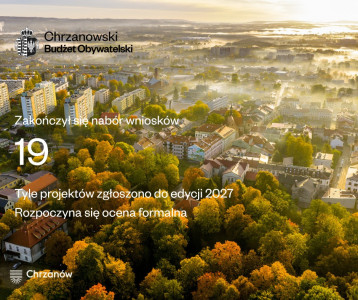 widok Chrzanowa z lotu ptaka