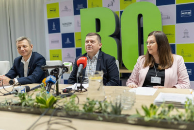 Prezydent Jacek Wójcicki, Przewodniczący Rady Miasta Robert Surowiec, Dyrektor WRK Anna Bonus - Mackiewicz