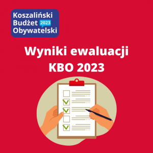 grafika informująca o wynikach ewaluacji KBO 2023