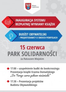 Plakat promujący imprezę związaną z budżetem obywatelskim
