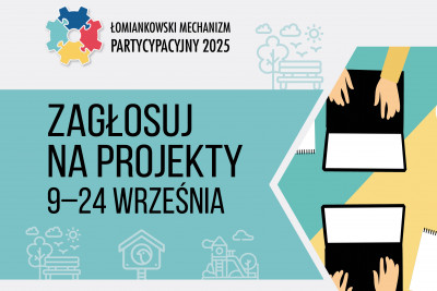 mieszkańcy głosują na projekty ŁMP 2025