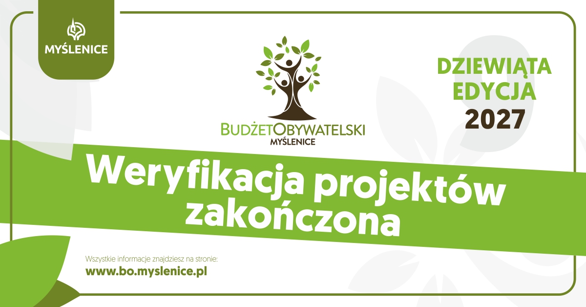 Weryfikacja BO Myślenice