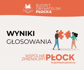 grafika z napisem wyniki głosowania