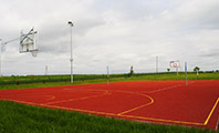 boisko wielofunkcyjne do koszykówki, siatkówki, piłki nożnej